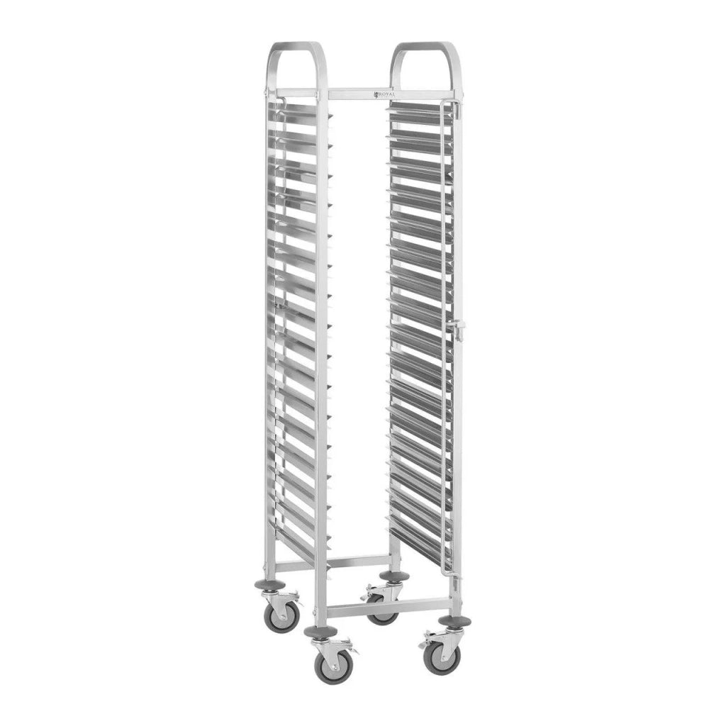 Carrello di trasporto per 16 contenitori GN in acciaio inox 14_0000960