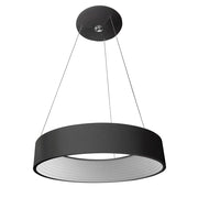 Lampada sospesa Italux Mattia LED 32W 3000K nera Ø45