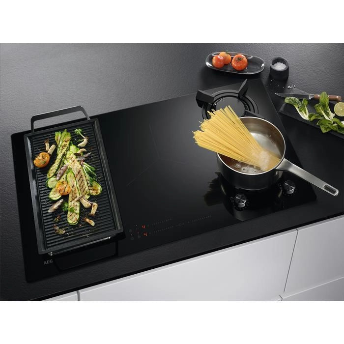 AEG HDB95623NB piano cottura Nero Da incasso 88 cm Combi 4 Fornello(i)
