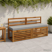 Cuscini per Panchina a 2 Pezzi SOEST 2 pz 100% Poliestere 949873