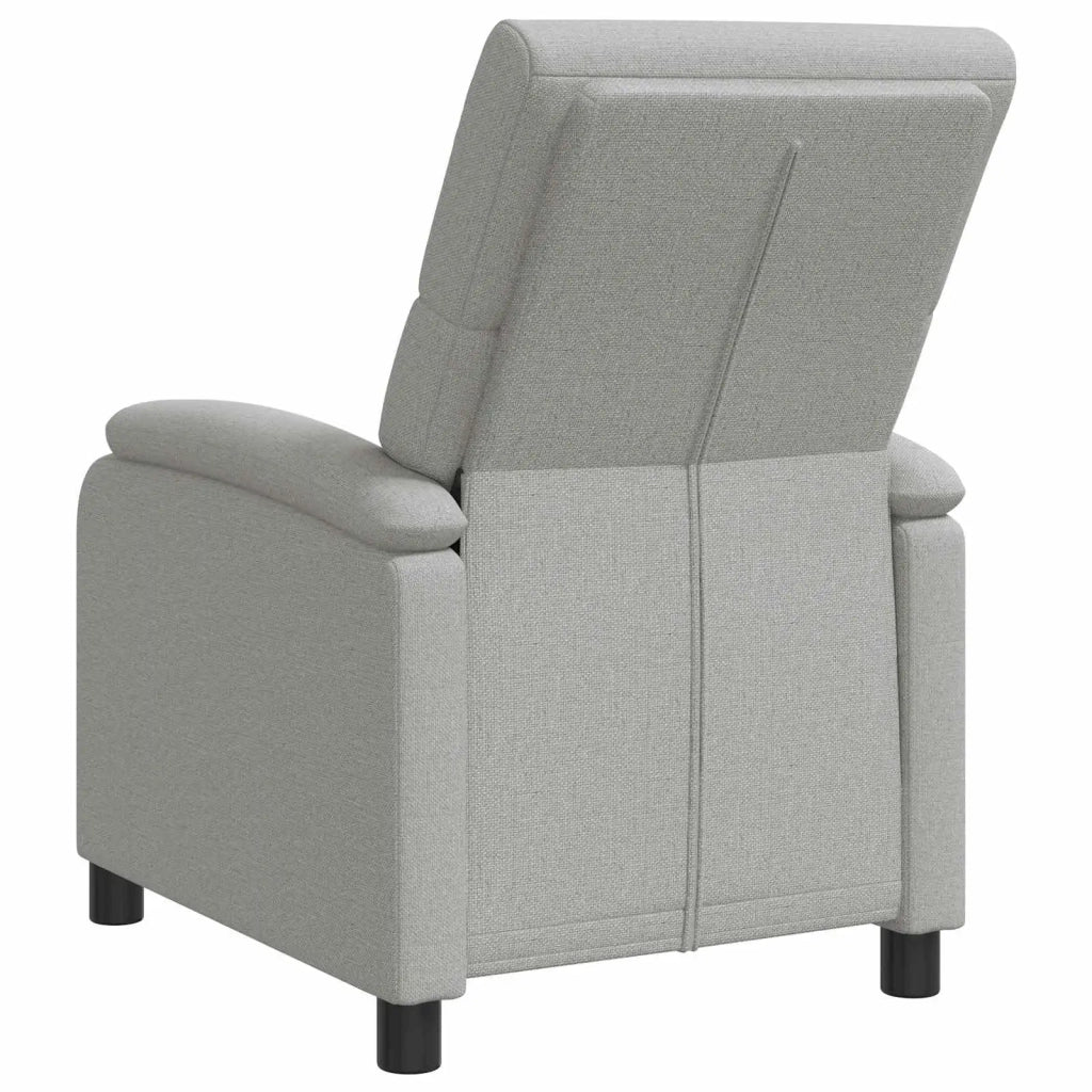 Divano Sedia-Poltrona reclinabile Grigio Nuvola Tessuto 990718