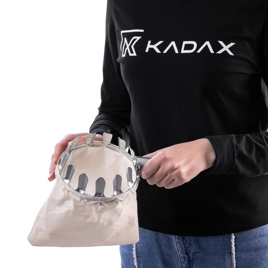 KADAX Raccolta mele e frutta, sacchetto raccogli-frutti da 18 cm senza manico
