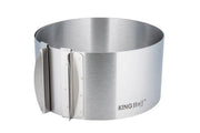 Kinghoff KH-4614 Tortiera regolabile in acciaio inossidabile