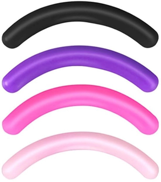 Strisce di silicone per ciglia - 100 pezzi - 3,5 x 0,4 cm - universale - duraturevoli - facili da sostituire