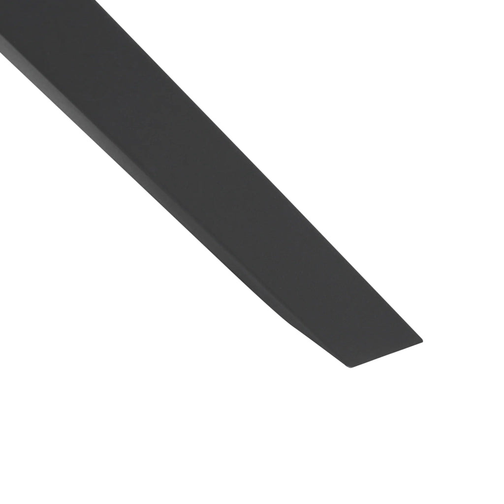Set di 2 gambe per tavolo moderno 72 x 55 cm acciaio nero 03_0009687
