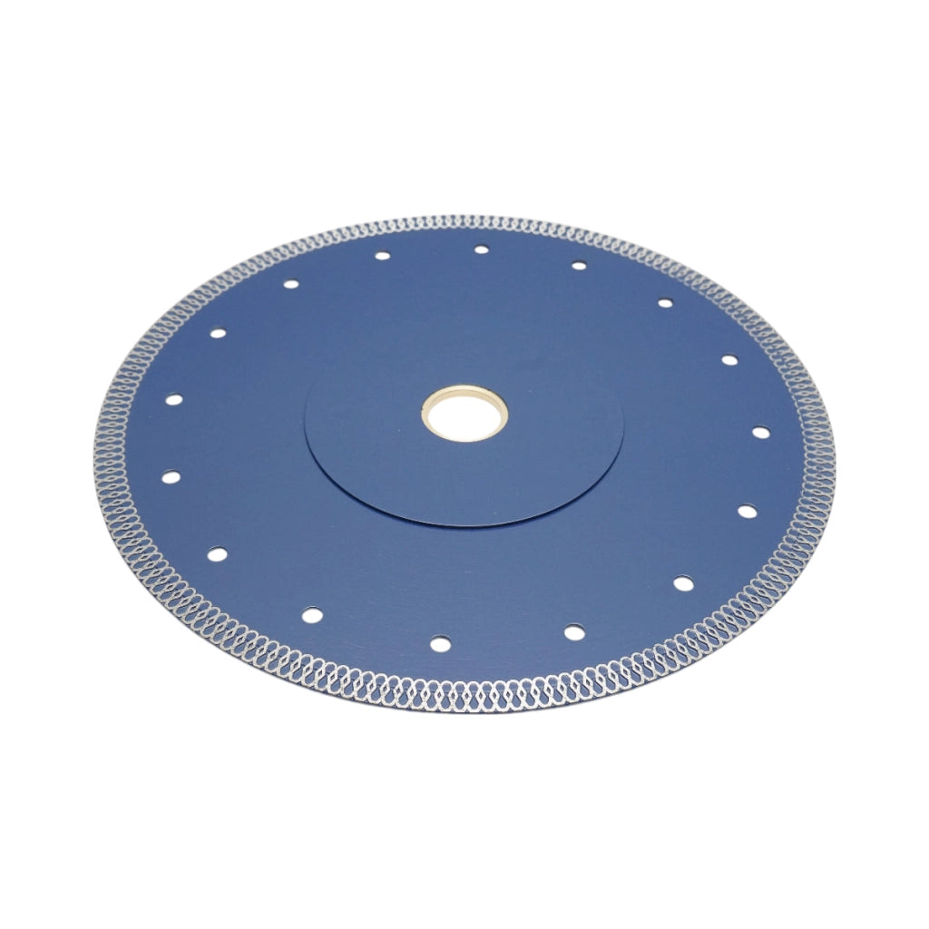Disco diamantato turbo continuo 250x30/25,4 mm, segmento 10 mm per piastrelle, maiolica, ceramica dura Breckner Germany