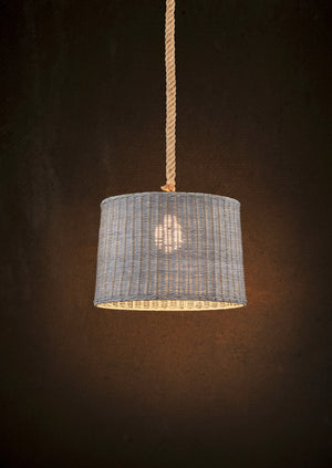 Lampada a Sospensione da Interno  E27 in Metallo Grigio