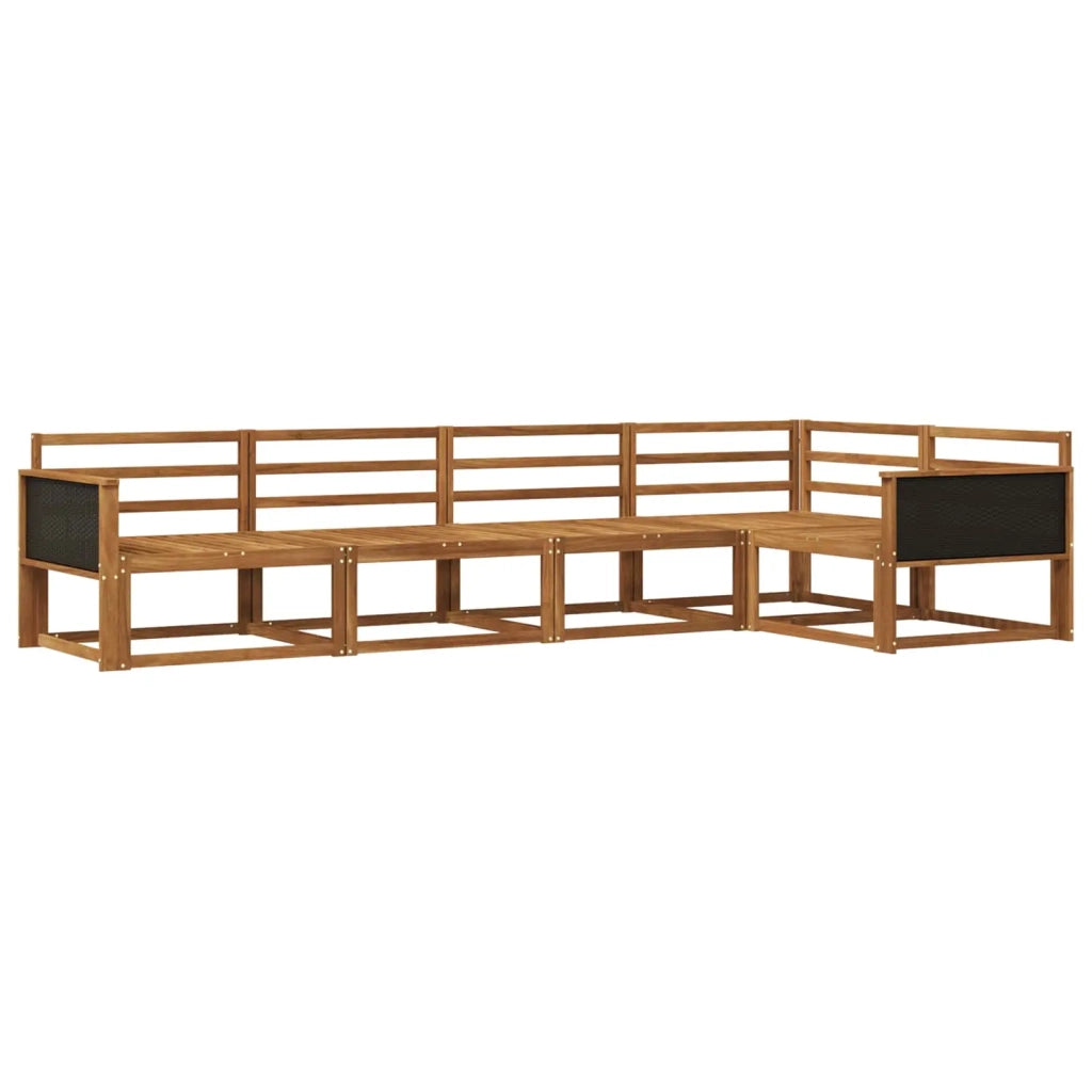 Set di divani da esterno 5 pcs Naturale 3382552