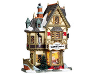 Edificio Luminoso Negozio Natalizio Illuminato H 21 cm Villaggio di Natale Lemax