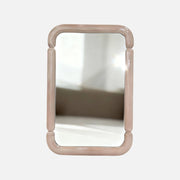 Specchio rettangolare decorativo in legno, 106cm, nude