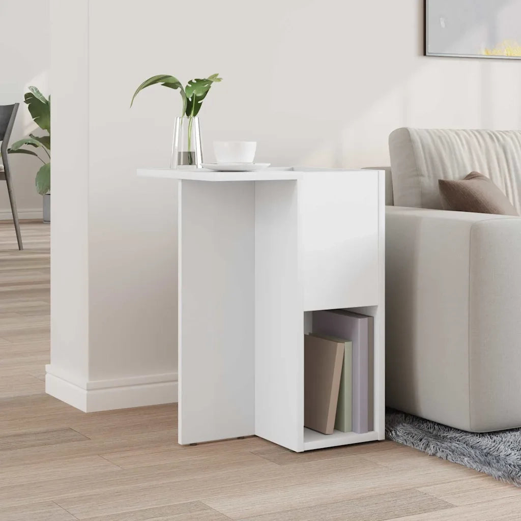 Tavolino Bianco 35 x 40 x 55 cm Legno multistrato 891096