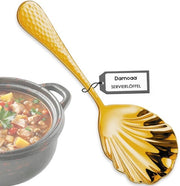 Servello di servizio in acciaio inossidabile design moderno e raffinato ideale per cucina e sala da pranzo eccellente durabilità ed eleganza servello grande servello dorato