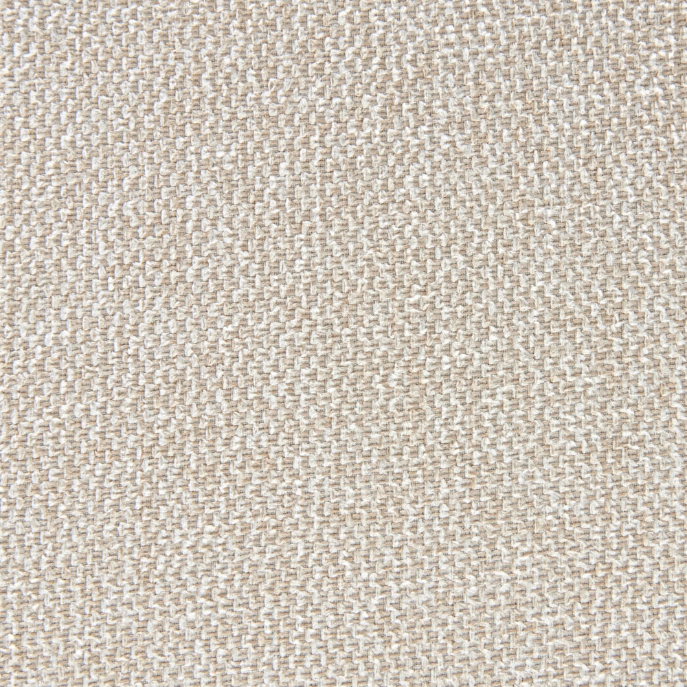 Letto singolo con testiera rotonda in tessuto beige chiaro con Base a doghe Gambe in legno con Testiera a Mezza Luna