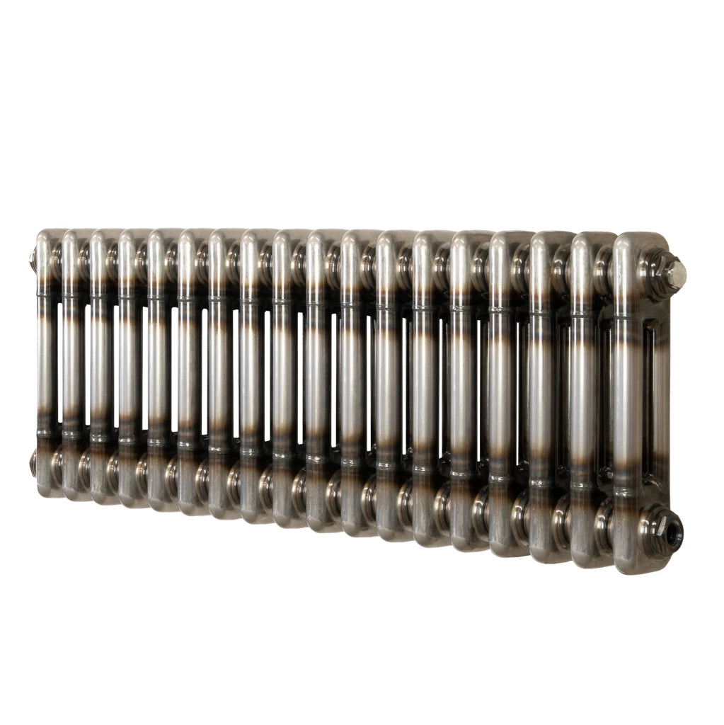 Radiatore 2 Colonne Orizzontale Riscaldamento Metallo Grezzo 300x830 mm