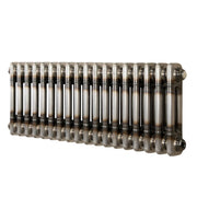 Radiatore 2 Colonne Orizzontale Riscaldamento Metallo Grezzo 300x830 mm