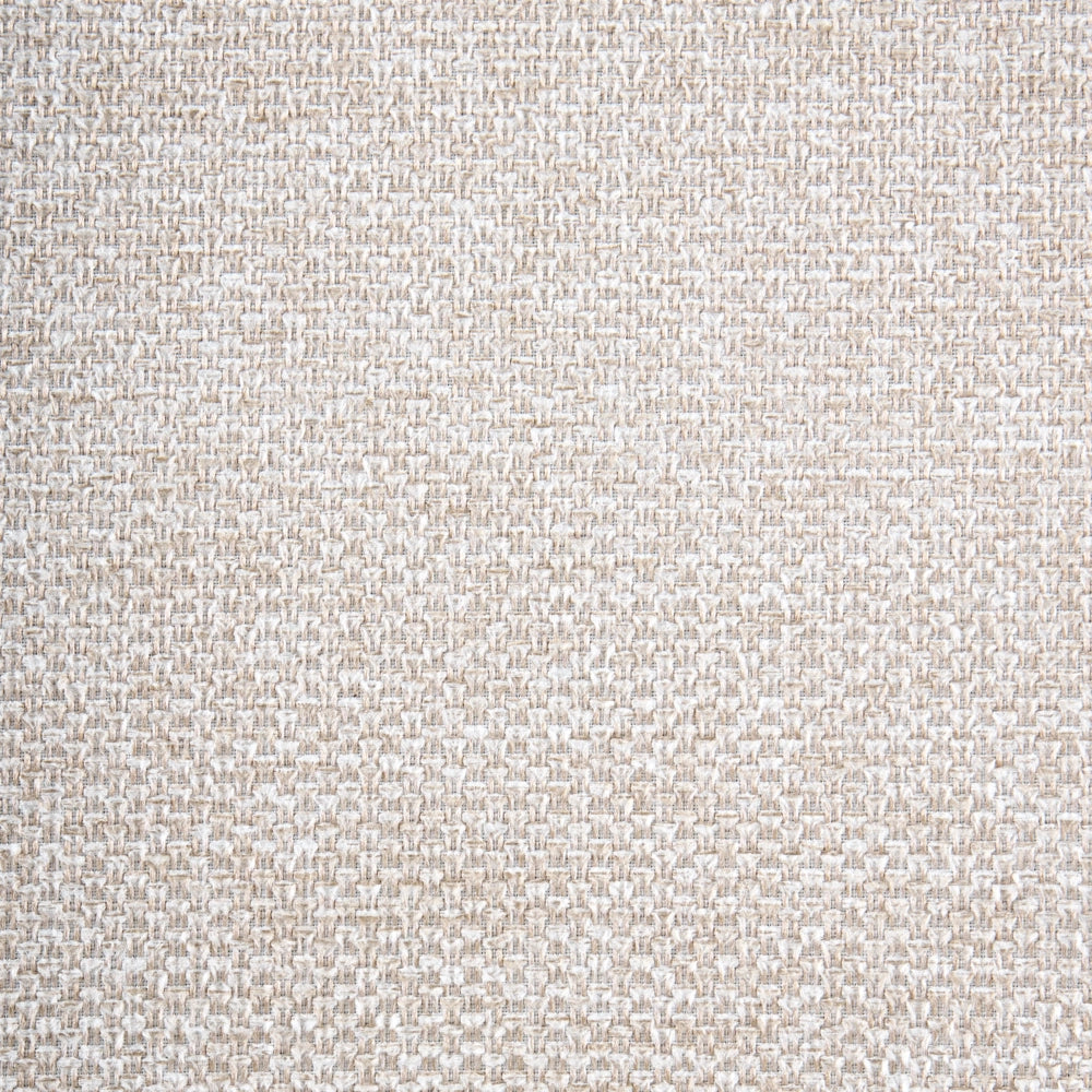 Set di 4 sedie da pranzo beige chiaro e nero con gambe in ferro e rivestimento in poliestere nero senza braccioli design moderno e minimalista