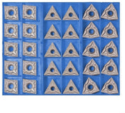 Inserti in Carburo 30 pezzi - Lame di taglio CNC indexabili - Attrezzi per tornitura - Alta durezza - Resistenza al trito - Conservazione sicura - Piastre di taglio
