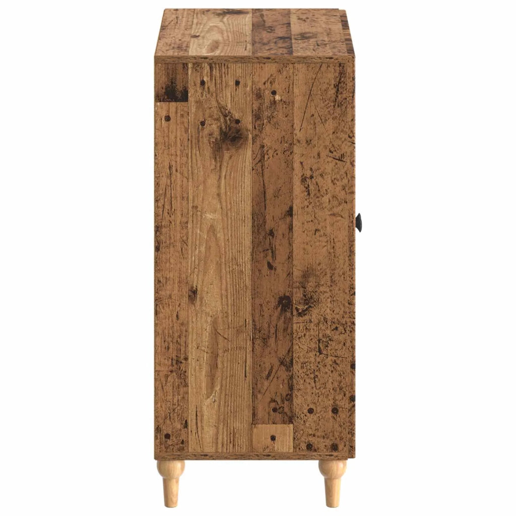 Mobile per scarpe ALKMAAR 59,5 x 39,5 x 90 cm Legno antico 896213