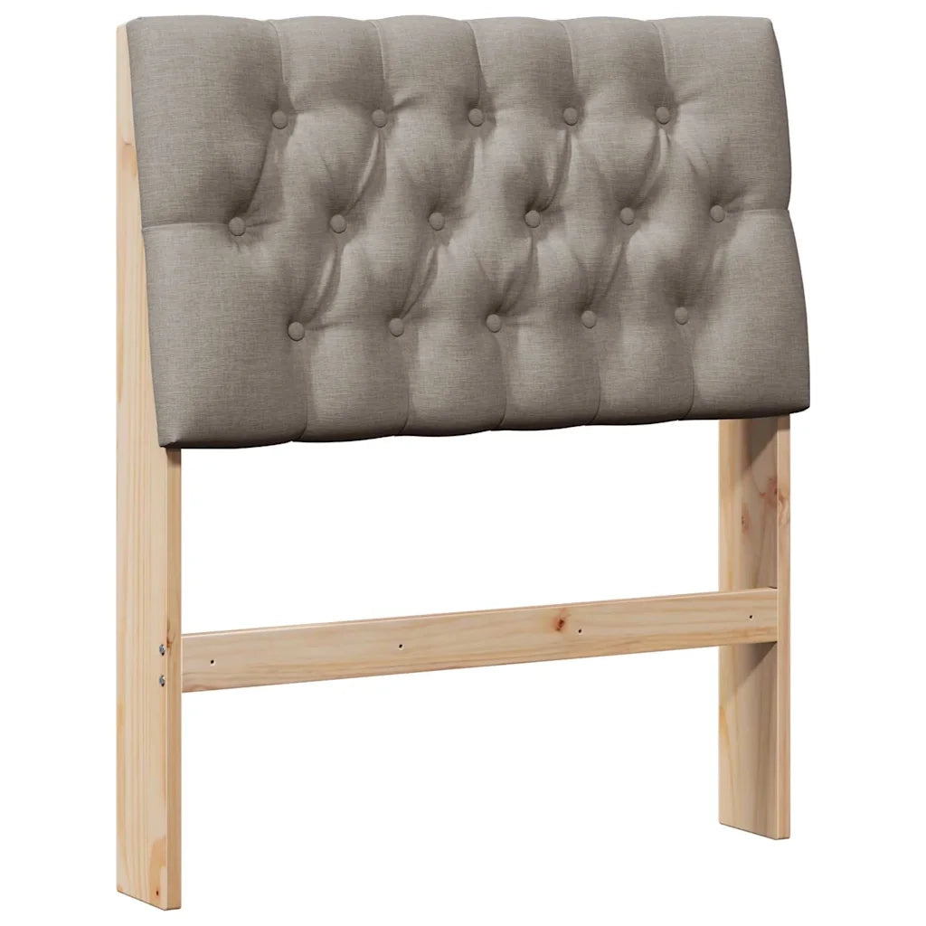 Testiera imbottita-Testiera con Cuscini-Testata Talpa 80 cm Pino massello 746212