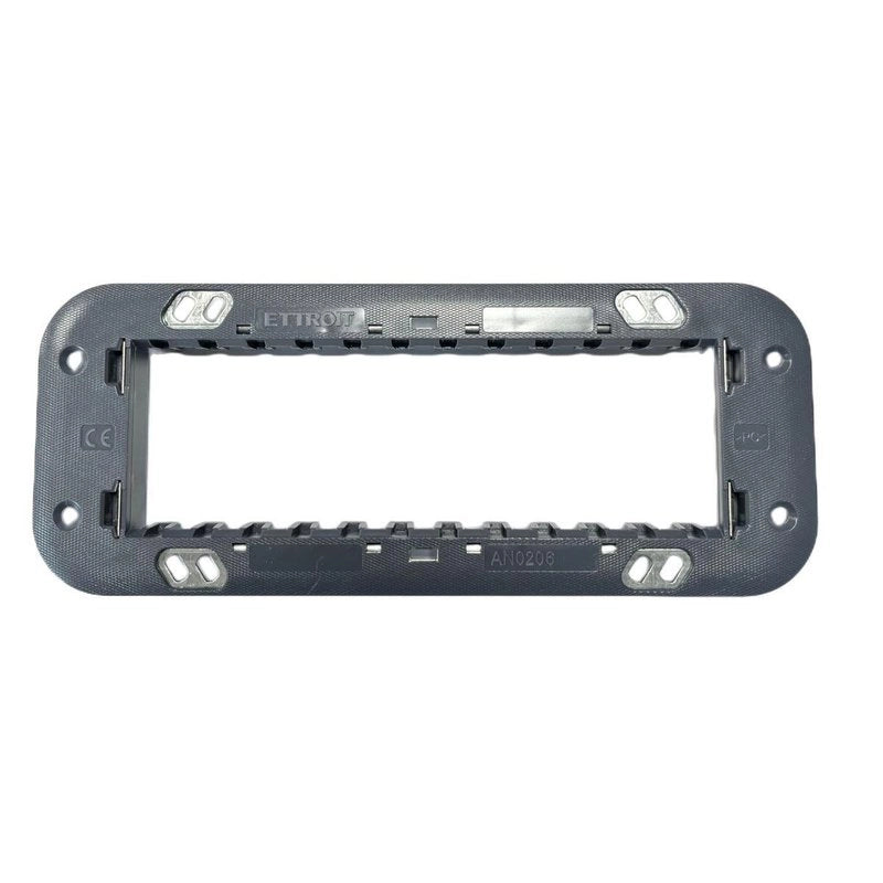 Supporto 6P Serie Moon 6 Posti Per Scatole 506 Compatibile Con Bticino Axolute