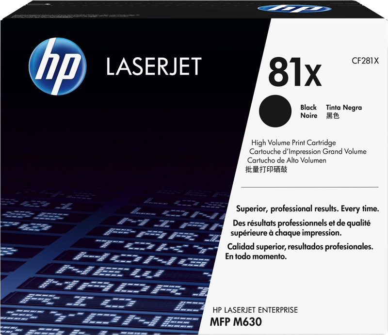 HP Cartuccia toner originale nero 81X LaserJet ad alta capacità