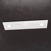 ECCENTRIC APPLIQUE-PLAFONIERA 2 LUCI + 2 DECORATIVO GRIGIO 1156-2L2D-GR