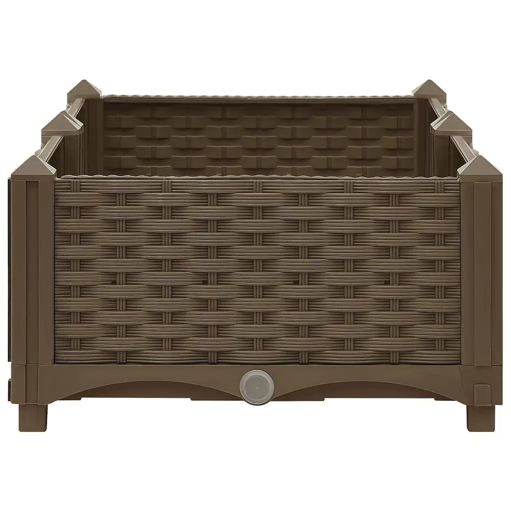 Fioriera | Cassetta per fiori | Vaso Rialzata 80x40x23 cm in Polipropilene