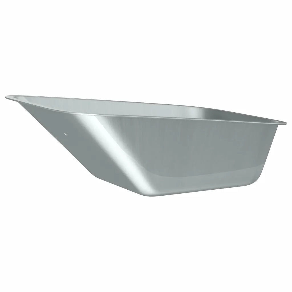 Sostituzione Vassoio Carriola Argento 88 x 60 x 32 cm Acciaio