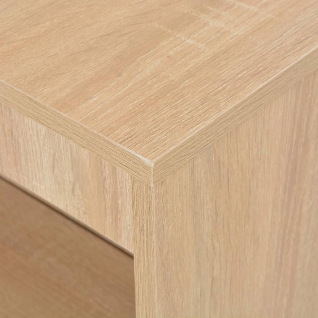 Tavolo alto da bar/bistrot con ripiano rovere 110 cm rettangolare beige 0902054