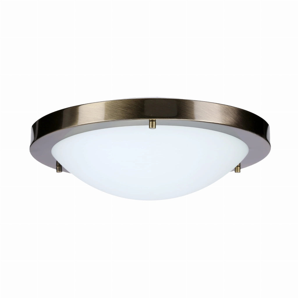 Plafoniera Candellux Aquila 31cm E27 IP44 ottone bianco