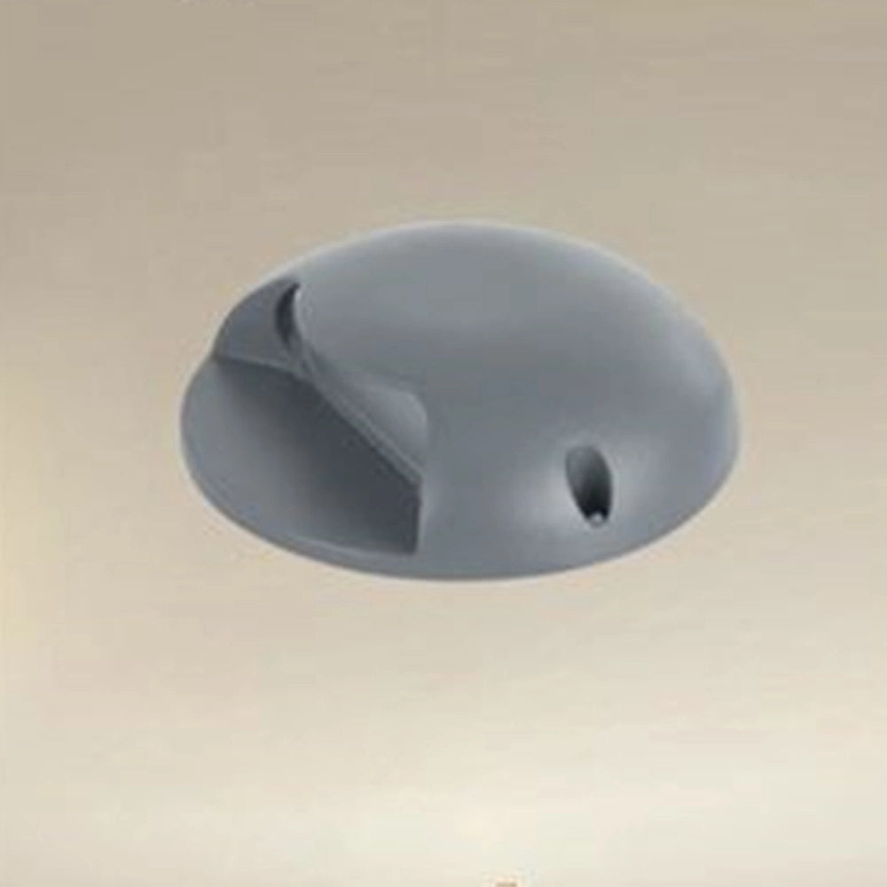 Trade Shop - Mini Faretto Segnapasso A Led 4 Watt Rotondo Grigio 440lm Luce Fredda 6500k 33610 -