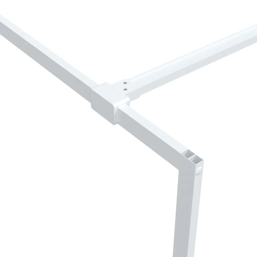 Parete Doccia Walk in Bianca 80x195 cm Vetro Trasparente ESG cod mxl 38992