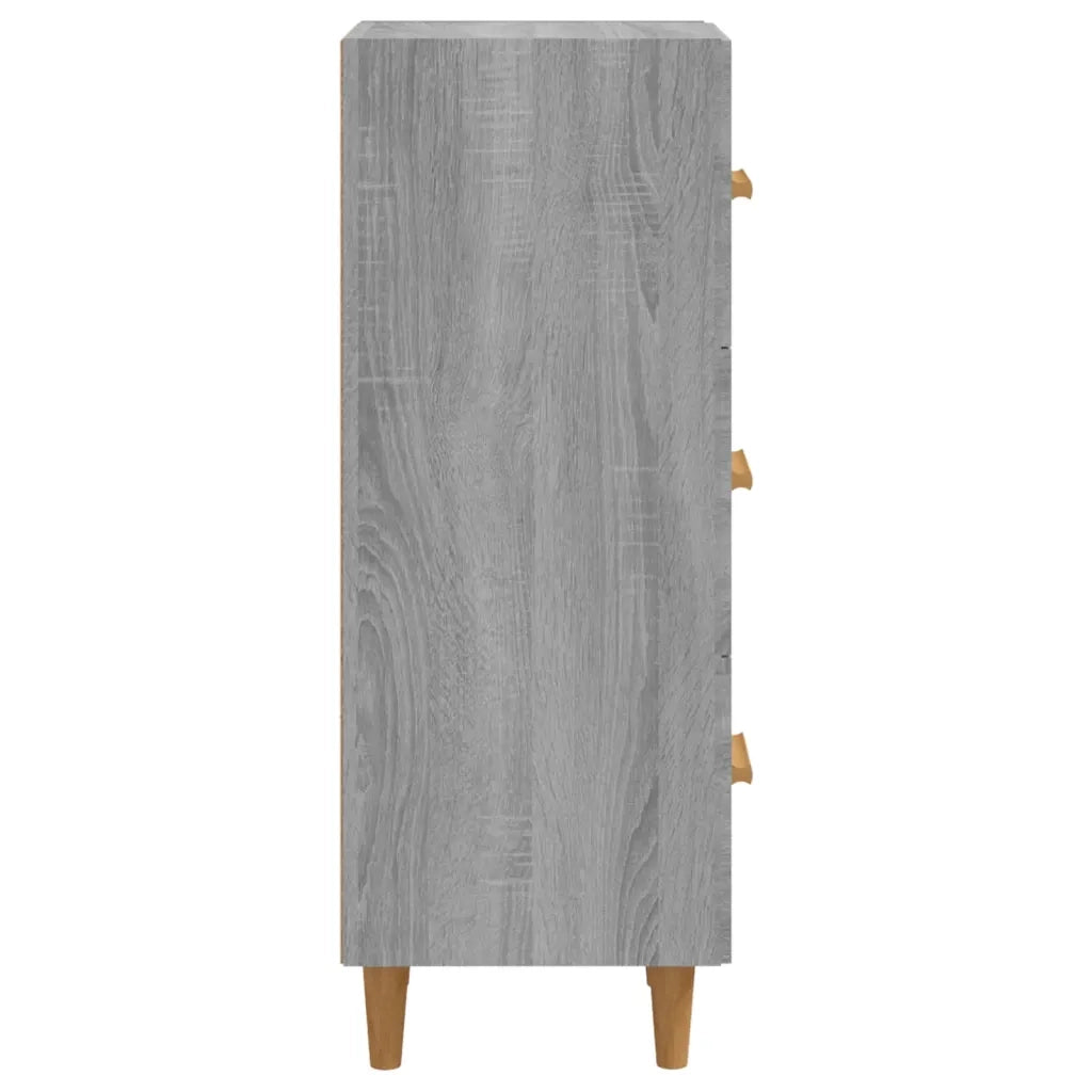 Credenza Grigio Sonoma 34,5x34x90 cm in Legno Multistrato cod mxl 25976