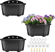 Pannelli Opknanging per Vasi in Plastica Stile Retro per Balcone, Hek e Giardino Esterno Interno - 25cm