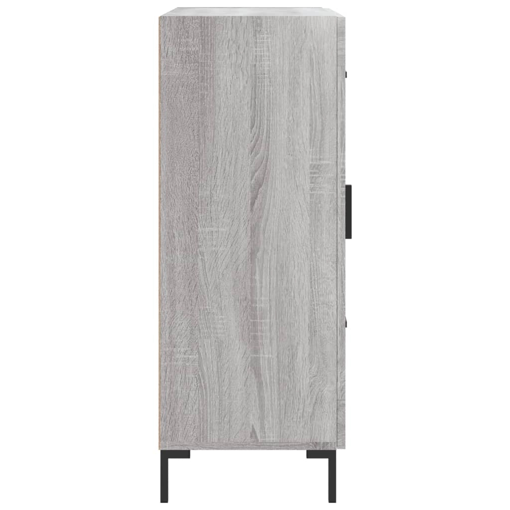 Buffet credenza cassettiera armadio mobile contenitore organizer cucina soggiorno Sonoma 69,5 x 34 x 90 cm legno ingegnerizzato grigio 02_0036492