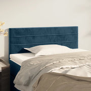 Testiera Blu Scuro 100x5x78/88 cm in Velluto 346142