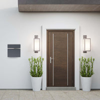 Cassetta postale con vano portagiornale V50 antracite + inox 370 x 105 x 370 mm