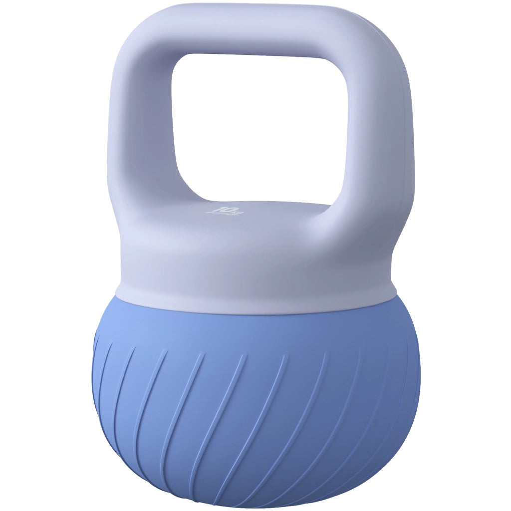 Kettlebell 10 kg ¨C Xylo ¨C Impugnatura Antiscivolo Ergonomica, Blu