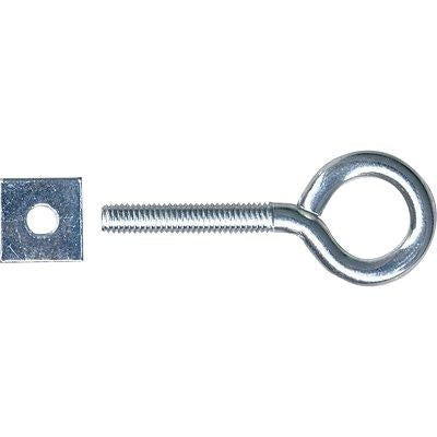 OCCHIOLO FILETTATO + DADO QUADRO PUCCIONI - ZINCATO MDO M 8X60 MM 20X60XM8 CF=PZ 100- 1 confezioni