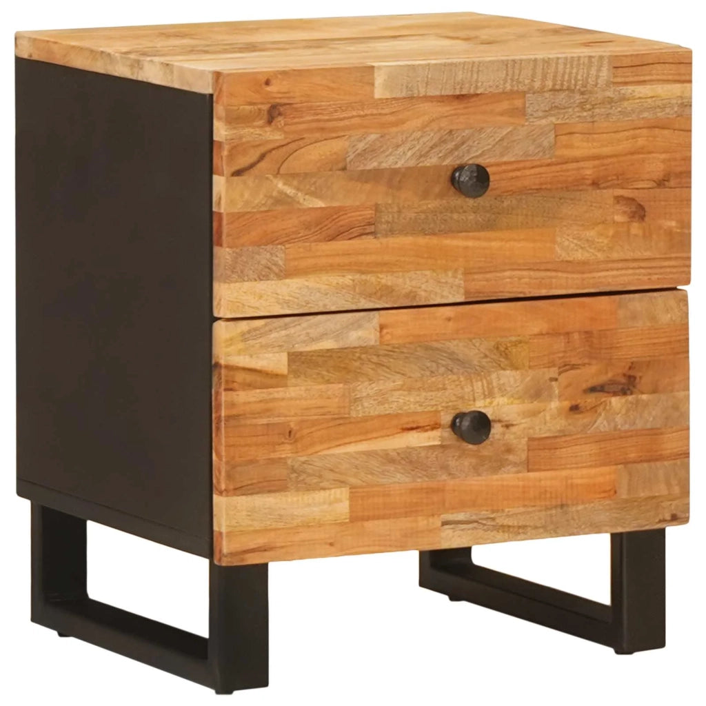 Armadio da Notte con cassetto Marrone 40 x 33 x 46 cm