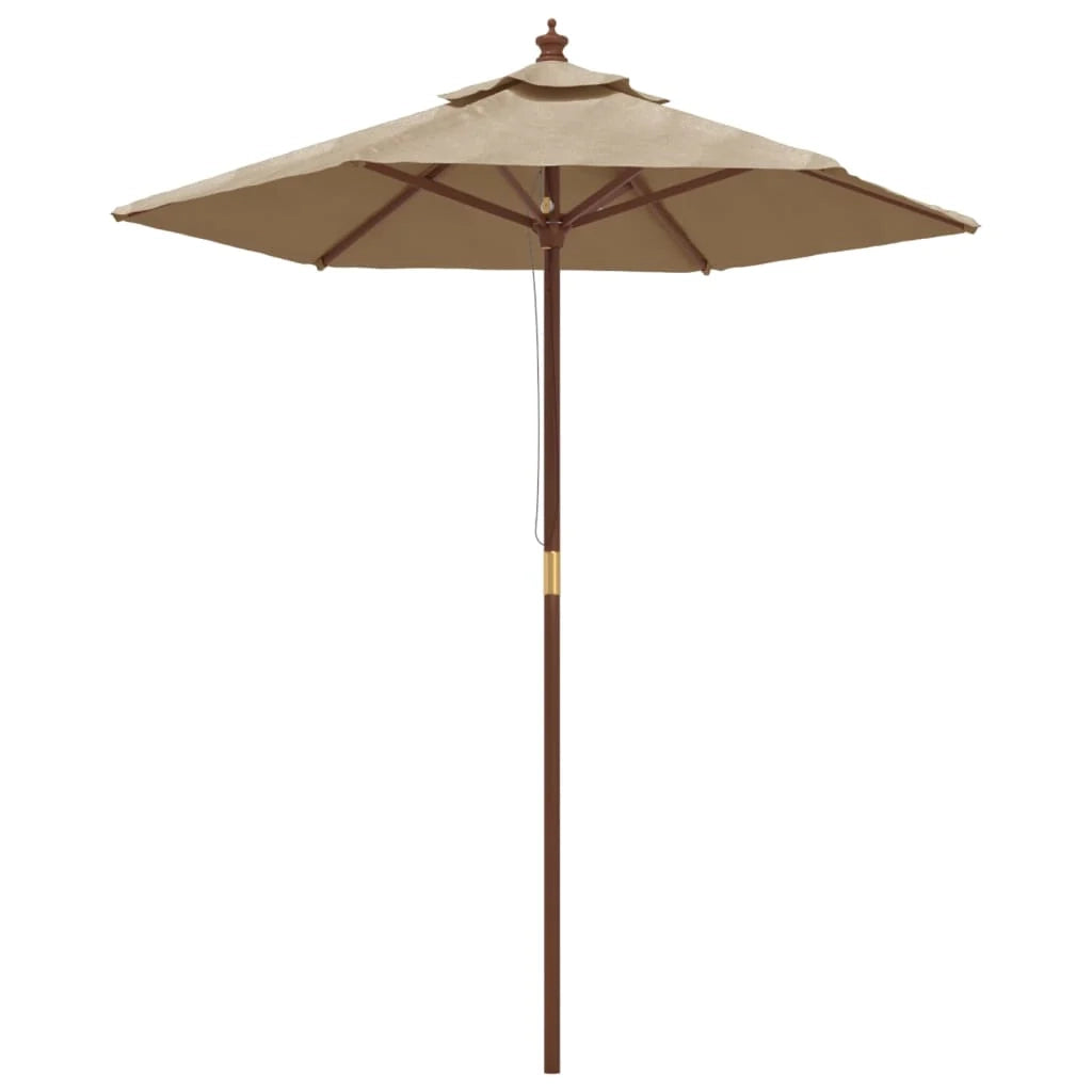 Ombrellone da giardino con palo in legno 196 x 231 cm tortora 02_0008357