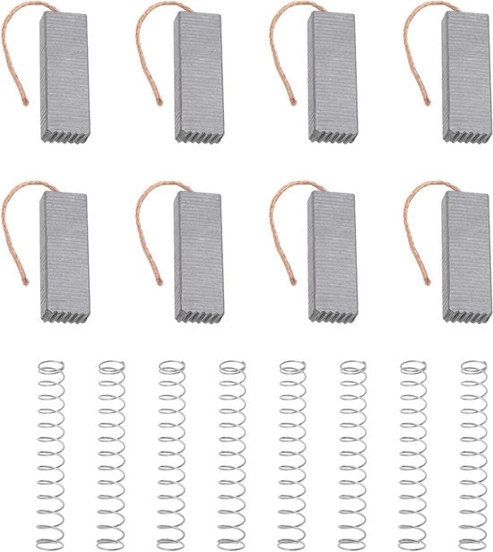 Set di spazzole di rimpiazzo per aspirapolvere Dyson - Set di 4 - Adatto per motori YDK - Dimensioni: 7 x 11 x 32 mm