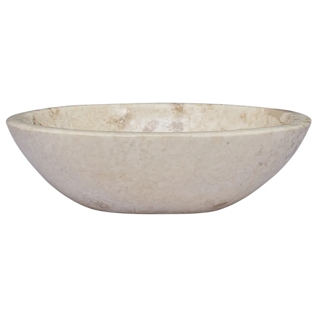 Lavandino-Lavello Crema 53x40x15 cm in Marmo