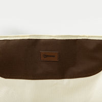 Sedia da Campeggio Pieghevole 61x54x66 cm con Borsa in Tessuto Oxford Bianca