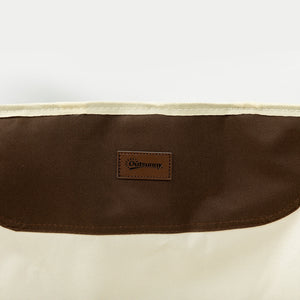 Sedia da Campeggio Pieghevole 61x54x66 cm con Borsa in Tessuto Oxford Bianca