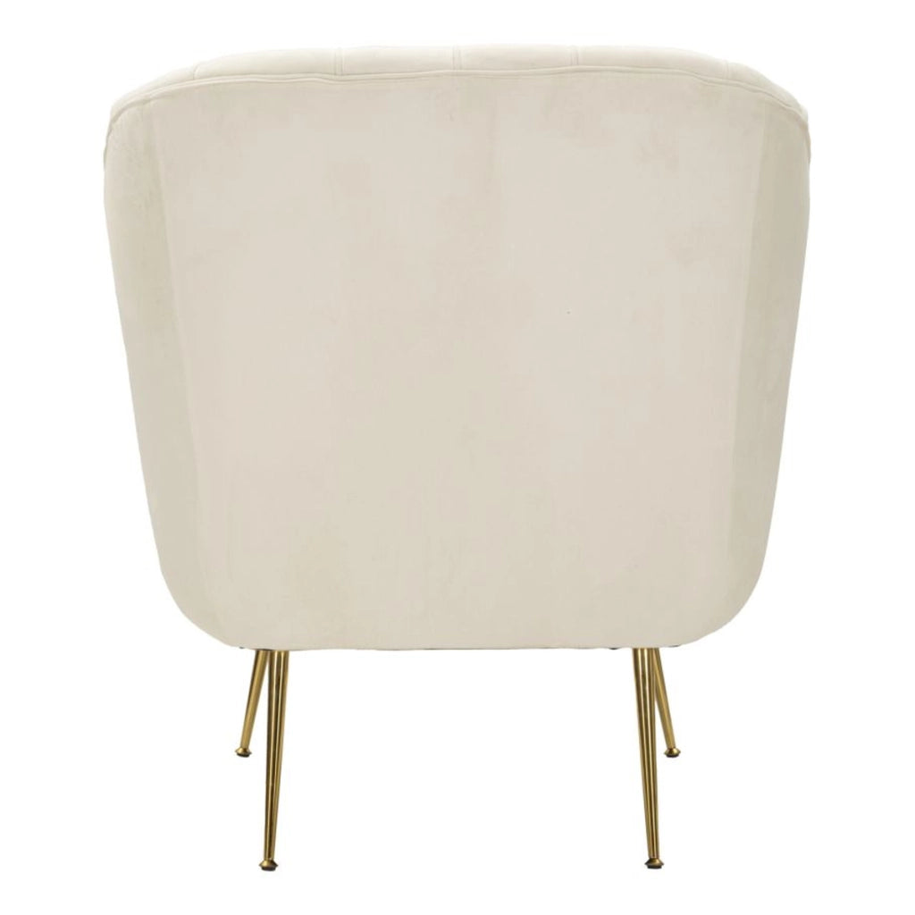 Poltrona VKH895, Beige, Poliestere, 88x83x91 cm