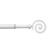 BASTONE METALLO D 12/9  70/120CM SPIRALE BIANCO- 1,0 pz