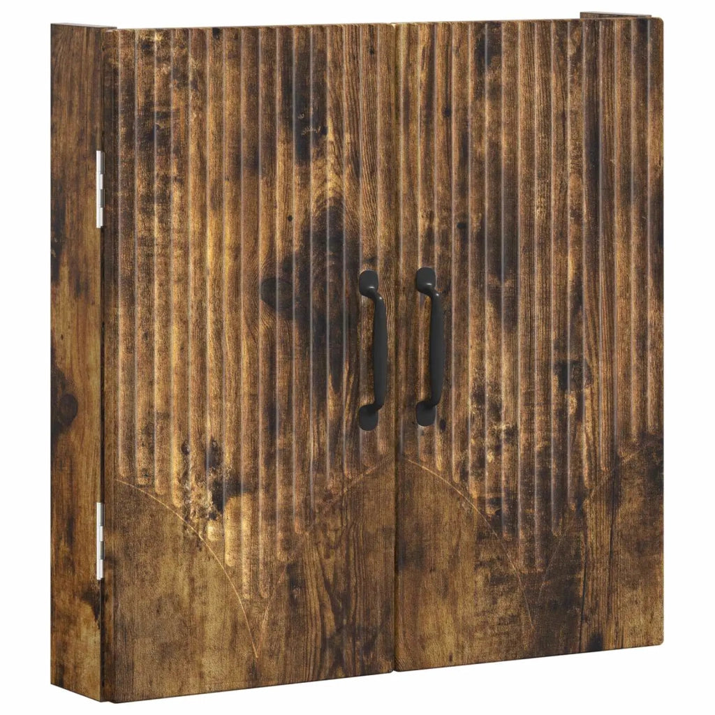 Armadio per Dartboard HOORN Rovere Fumo 52,5 x 10,5 x 53,5 cm 897330