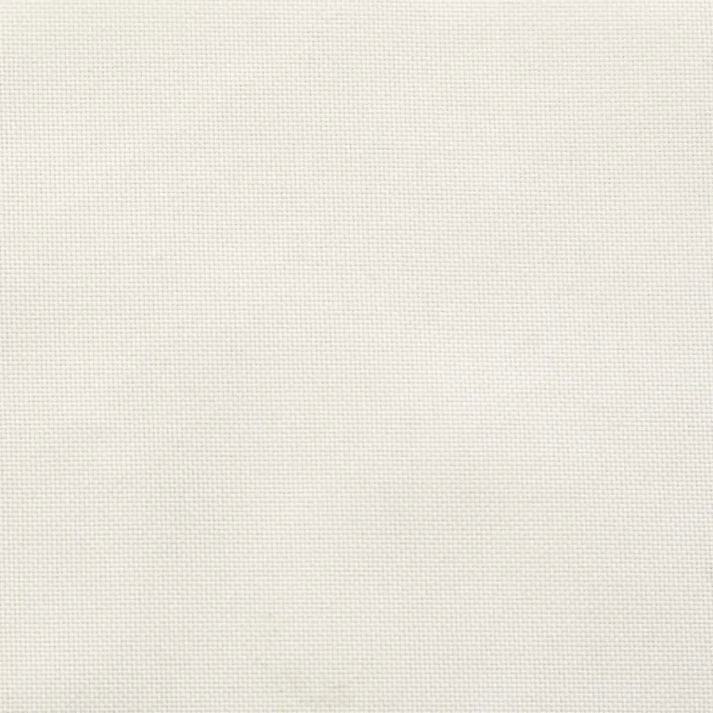 Cuscini Sedia Schiena Bassa 6 pz Crema Mélange 100x50x4 Tessuto 4002453
