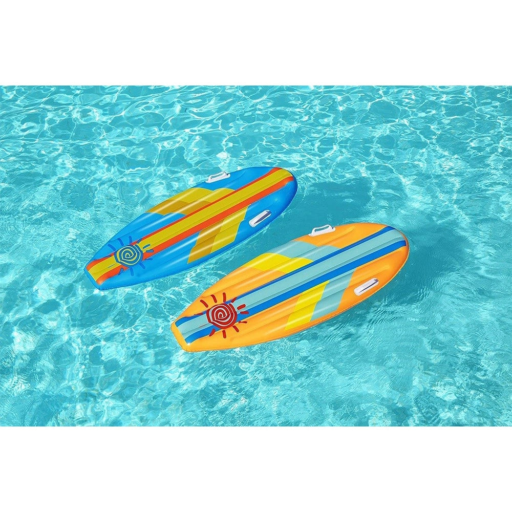 Trade Shop - Tavola Nuoto 114x46cm Con Maniglie Bambini Mare Piscina 2 Colori Assortiti 42046 -